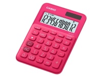 Casio Desktop Calculator Red Photo