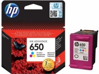 HP 650 Tri-Color Ink Cartridge Photo