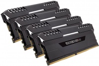 Corsair Vengeance RGB led 64Gb DDR4-3000 CL16 1.35v Desktop Memory Module with black heatsink Photo