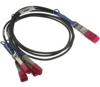Dell Networking 100GbE QSFP28 to 4x SFP28 Passive Direct Attach Breakout Cable 3m Photo
