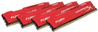 Kingston Hyper-x Fury 64Gb DDR4-2133 CL14 1.2v Desktop Memory Module with Red asymmetrical heatsink Photo