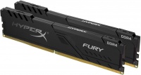 Kingston Hyper-x Fury 64Gb DDR4-2400 CL15 1.2v Desktop Memory Module with Black asymmetrical heatsink Photo