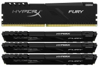 Kingston Hyper-x Fury 128Gb DDR4-3000 CL15 1.2v Desktop Memory Module with asymmetrical heatsink Photo