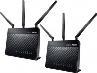 Asus RT-AC68U Dualband Wireless-AC1900 Gigabit Router x2 Dual kit Photo