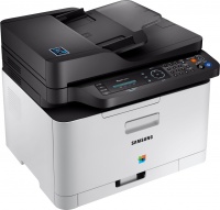 HP S-Print Samsung SL-C480FW K404S multifunction A4 Colour Laser Printer Print Copy Scan Fax Photo