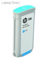 HP 728 300-ml Cyan DesignJet Ink Cartridge Photo