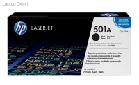 HP 501A Black LaserJet Toner Cartridge Photo