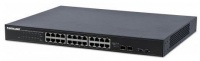 Intellinet 24-Port Gigabit Ethernet PoE Switch with 10GbE Uplink - 24 x PoE ports Photo