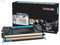 Lexmark X748H1CG Cyan High Yield Return Program Toner Cartridge Photo