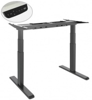 Lumi M06-23D Black Dual Motor Electric Sit-Stand Desk Photo