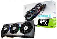 MSI Nvidia GeForce RTX 3090 SUPRIM X 24G 24GB GDDR6X 384-BIT Graphics Card Photo