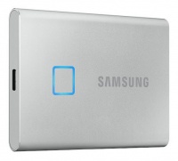 Samsung T7 Silver 1TB Touch Portable Solid State Drive Photo