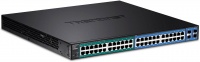TRENDnet TL2-PG484 48-Port Gigabit POE Managed Layer 2 Switch with 4 shared SFP slots Photo