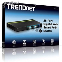 TRENDnet 28-Port Gigabit Web Smart PoE Switch Photo