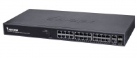 Vivotek Managed Vivocam 24-Port Gigabit Ethernet PoE 2-Port Gigabit RJ45/SFP Combo - Layer 2 switch Photo