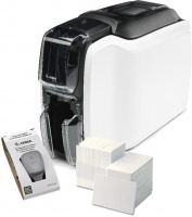 Zebra ZC100 Direct-to-Card Printer Single Sided - USB 200 cards 200 Ribbon Photo