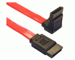 Lian li SATA Cable with 90 degree angle - 100cm Red Photo