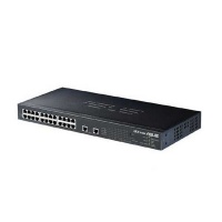 Asus gx1026i - 24 port 10/100 2x gigabit un-managed switch - auto-MDI/MDIX 4k MAC address per device 2750k ram buffer 8.8Gbps switching capacity rackmount ready Photo