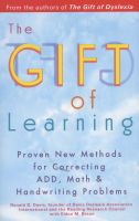 Photo of Gift of Learning - Proven New Methods for Correcting ADD Math & Handwriting Problems (Paperback) - Ronald D Davis