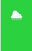 Photo of Cloud Notebook Papar Journals Classic 5 X 8 Inches 100 Sheets Blank Gift (Green) - This Basic Yet Classic Pocket Ruled
