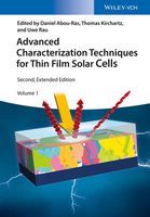Photo of Advanced Characterization Techniques for Thin Film Solar Cells Volume 2 (Hardcover 2nd Revised edition) - Daniel Abou