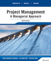 Photo of Project Management - A Managerial Approach (Paperback 9th International student edition) - Jack R Meredith