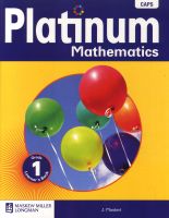 Photo of Platinum Mathematics CAPS - Gr 1: Learner's Book (Staple bound) -