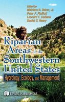 Photo of Riparian Areas of the Southwestern United States - Hydrology Ecology and Management (Hardcover illustrated edition) -