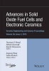 Advances in Solid Oxide Fuel Cells and Electronic Ceramics (Hardcover) - Narottam P Bansal Photo