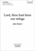 Lord, Thou Hast Been Our Refuge - Vocal Score (Sheet music) - John Rutter Photo