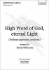High Word of God, Eternal Light/Verbum Supernum Prodiens - Vocal Score (Sheet music) - David Willcocks Photo