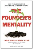 Photo of The Founder's Mentality - How to Overcome the Predictable Crises of Growth (Hardcover) - Chris Zook
