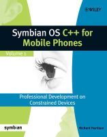 Photo of Symbian OS C++ for Mobile Phones v. 1 (Paperback) - Richard Harrison