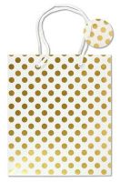 Photo of Gold Dots Gift Bag (Hardcover) - Inc Peter Pauper Press