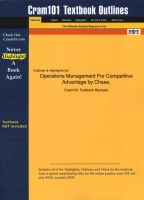 Photo of Studyguide for Operations Management for Competitive Advantage by Aquilano ISBN 9780071215565 (Paperback) - 10th Edit