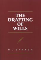 Photo of The Drafting of Wills (Paperback) - Harry Barker