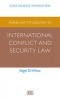 Advanced Introduction to International Conflict and Security Law (Paperback) - Nigel D White Photo