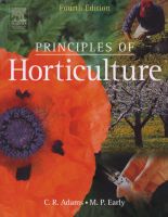 Photo of Principles of Horticulture (Paperback 4th Revised edition) - CR Adams