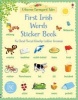 Farmyard Tales First Irish Words Sticker Book (Paperback, New edition) - Heather Amery Photo