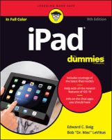 Photo of iPad For Dummies (Paperback 9th Revised edition) - Edward C Baig