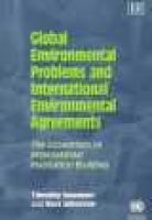 Photo of Global Environmental Problems and International Environmental Agreements - The Economics of International Institution