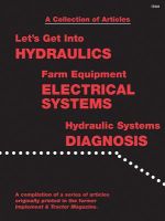 Photo of A Collection of Articles: Let's Get Into Hydraulics Farm Equipment Electrical Systems Hydraulic Systems Diagnosis