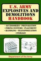 Photo of U.S. Army Explosives and Demolitions Handbook (Paperback) - Department of the Army