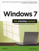 Photo of Windows 7 (Paperback) - David Pogue