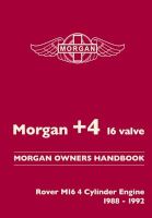 Photo of Morgan +4 16 Valve Morgan Owners Handbook - Rover M16 4 Valve Engine 1988-1992 (Paperback) - RM Clarke