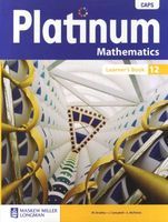 Photo of Platinum Mathematics CAPS - Grade 12 Learner's Book (Paperback) - M Bradley