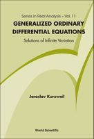 Photo of Generalized Ordinary Differential Equations: Not Absolutely Continuous Solutions (Hardcover) - Jaroslav Kurzweil