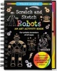 Scratch & Sketch Trace-Along Robots - An Art Activity Book for Artistic Inventors of All Ages (Hardcover) - Lee Nemmers Photo