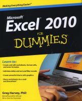 Photo of Excel 2010 For Dummies (Paperback) - Greg Harvey