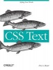 CSS Text (Paperback) - Eric Meyer Photo